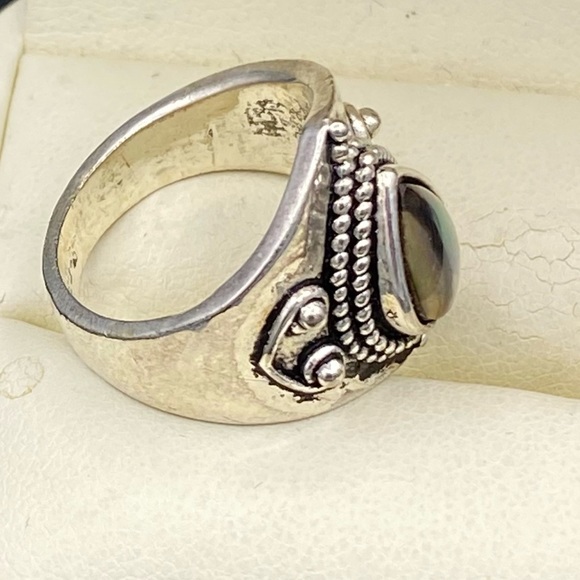 MOONSTONE LABORADITE RING - Picture 7 of 9